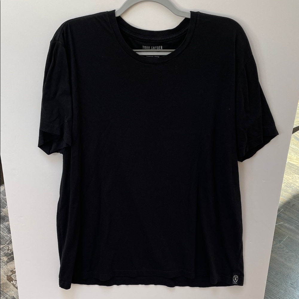 Todd Snyder Black Short Sleeve Tee